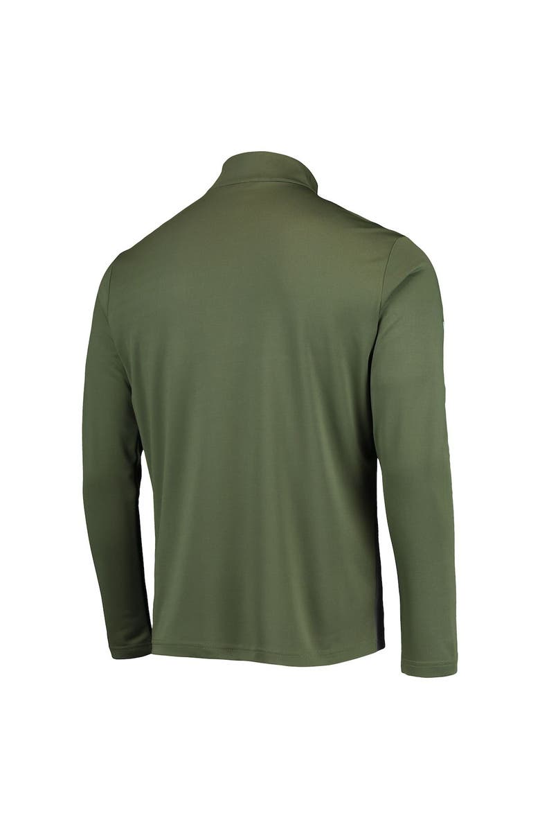 LEVELWEAR Men's Levelwear Olive Chicago White Sox Delta Pursue Quarter-Zip Jacket, Alternate, color, Olive