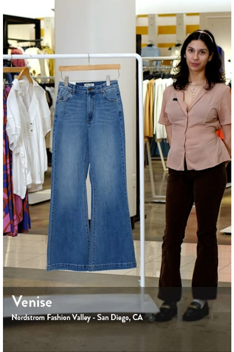 East Coast Organic Cotton Blend Flare Leg Jeans video