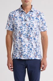 Bad Birdie Core Floral Performance Golf Polo