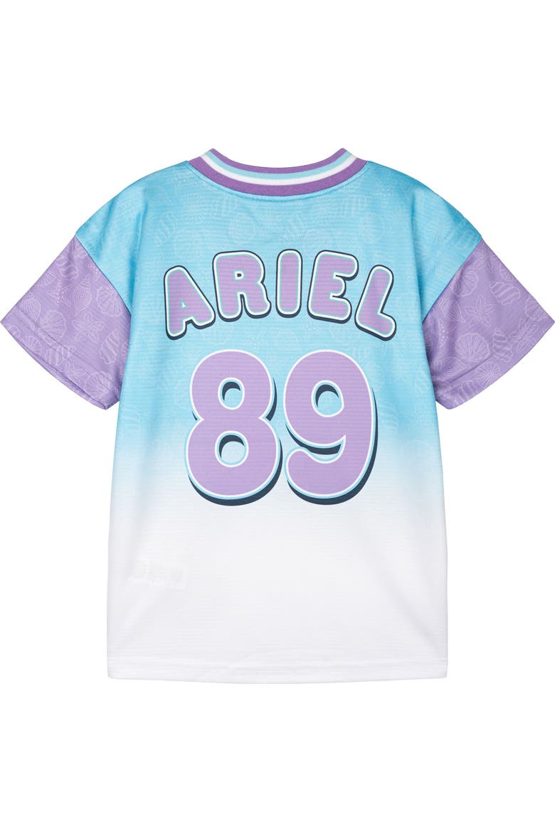 Princess Soccer Jersey, Alternate, color, Ariel Flounder Blue