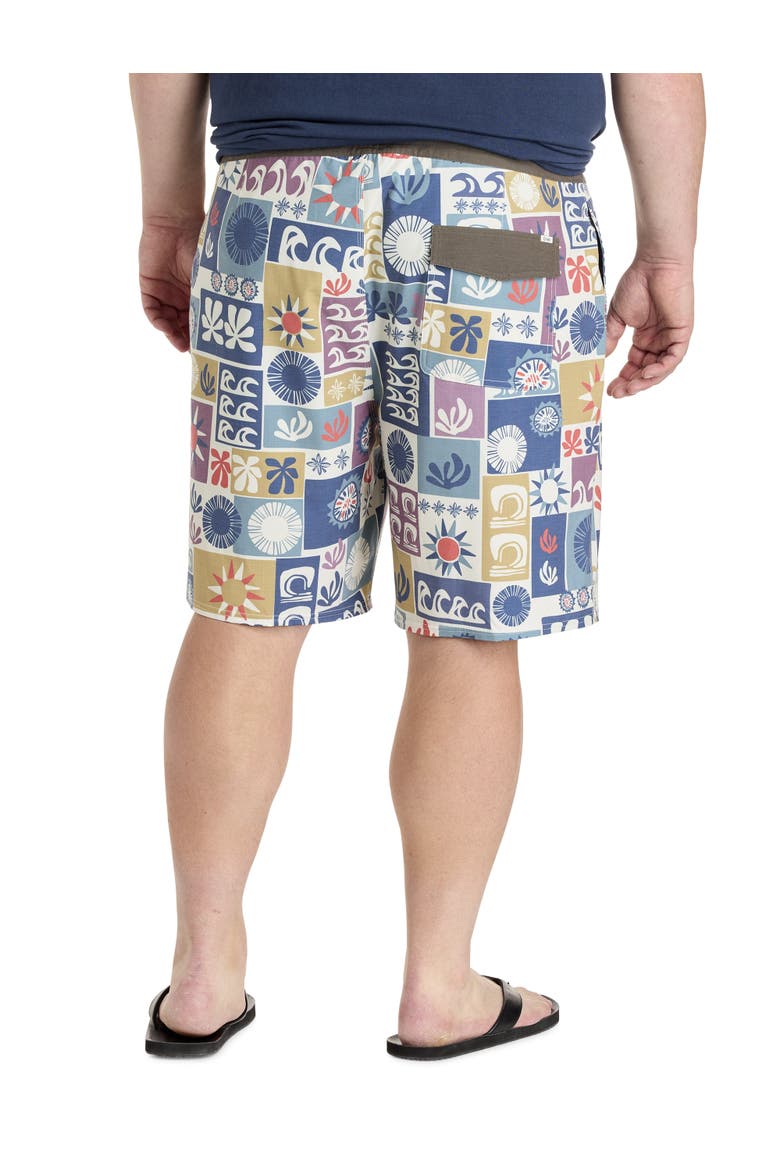 Big & Tall Retro-Inspired Cruzer Board Shorts, Alternate, color, MULTI