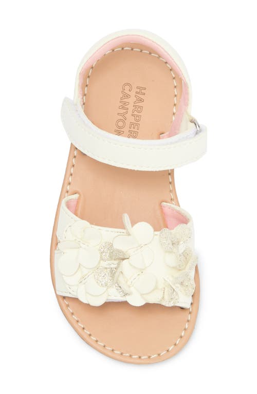 Shop Harper Canyon Kids' Hallie Flower Sandal In White