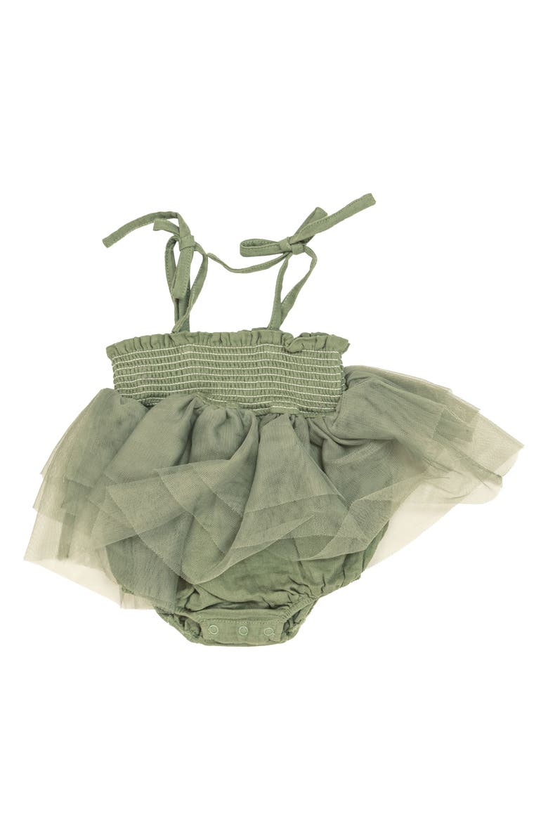 Angel Dear Smocked Tutu Bodysuit, Main, color, 