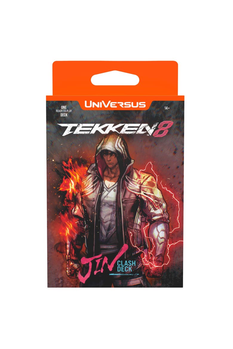 Tekken 8 Clash Deck Jin Card Game, Main, color, Multicolored
