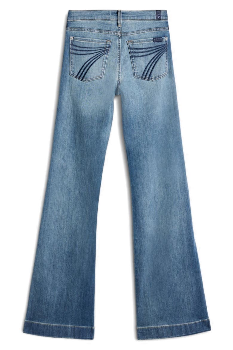 7 For All Mankind® 'Dojo' Wide Leg Jeans, Alternate, color, DISAUTLGHT