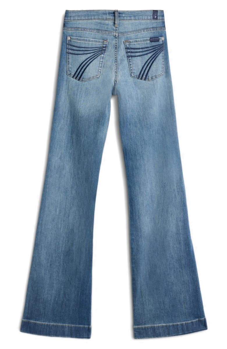 7 For All Mankind <sup>®</sup> 'Dojo' Wide Leg Jeans, Alternate, color, Disautlght