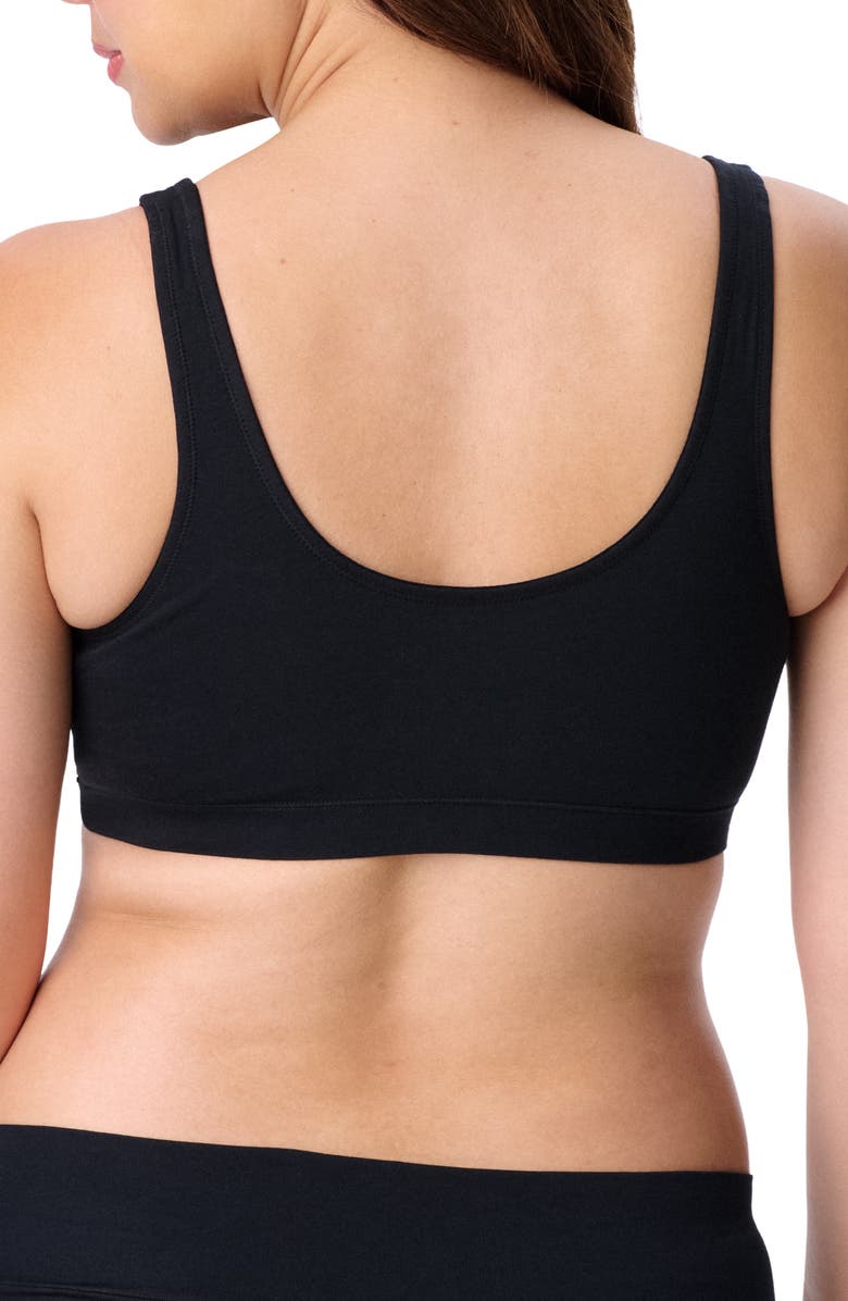 MOTHERHOOD MATERNITY Motherhood Women's Maternity Cotton Wrap Front Nursing Sleep Bralette, 2-Pack, Alternate, color,