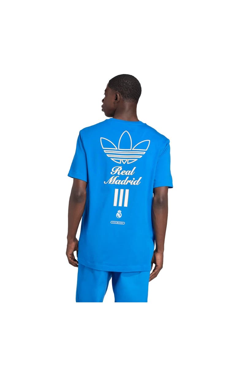 adidas Men's adidas Blue Real Madrid Terrace Icons Collection Graphic T-Shirt, Alternate, color, Blue