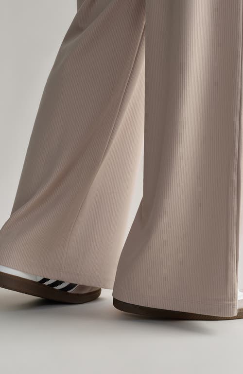 Rhone Ripple Wide Leg Sweatpants In Brown