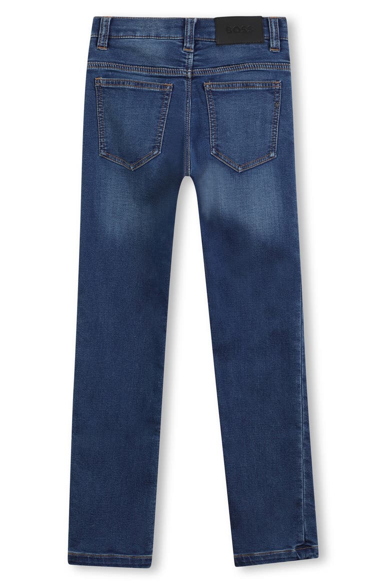 Kids' Slim Fit Stretch Jeans, Alternate, color, STONE PULVERISATION