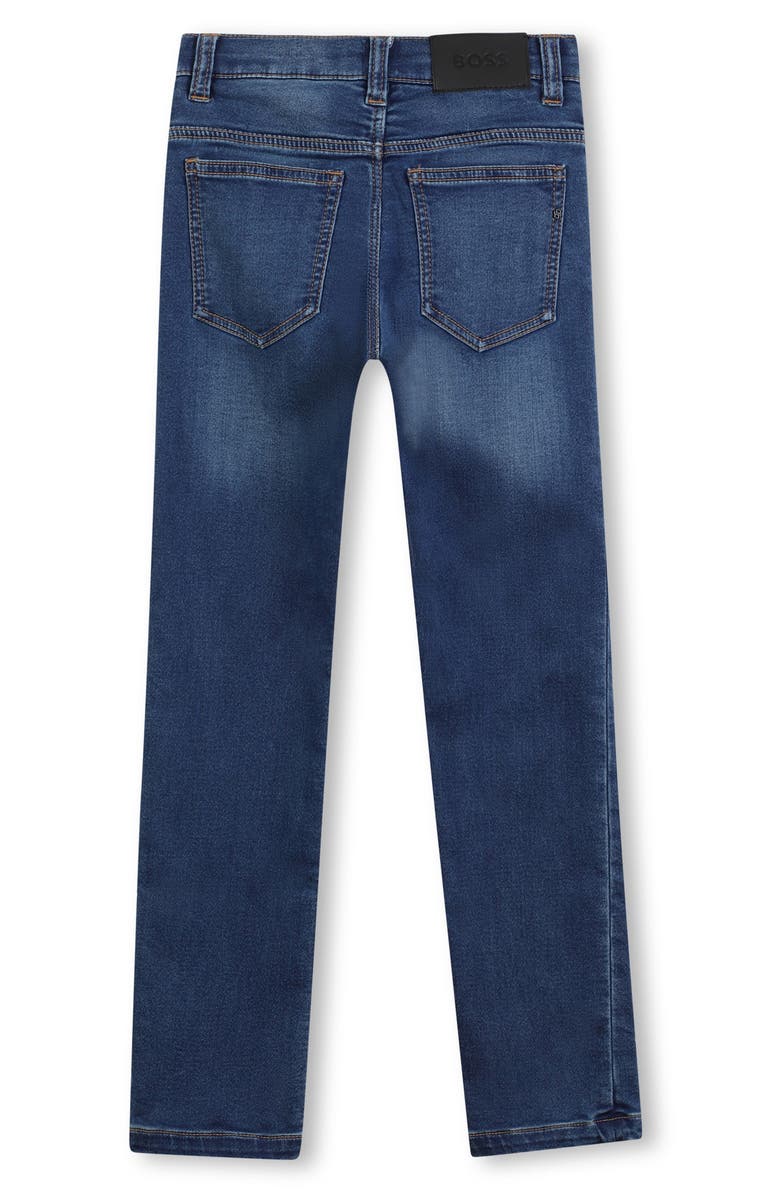 BOSS Kidswear Kids' Slim Fit Stretch Jeans, Alternate, color, Stone Pulverisation