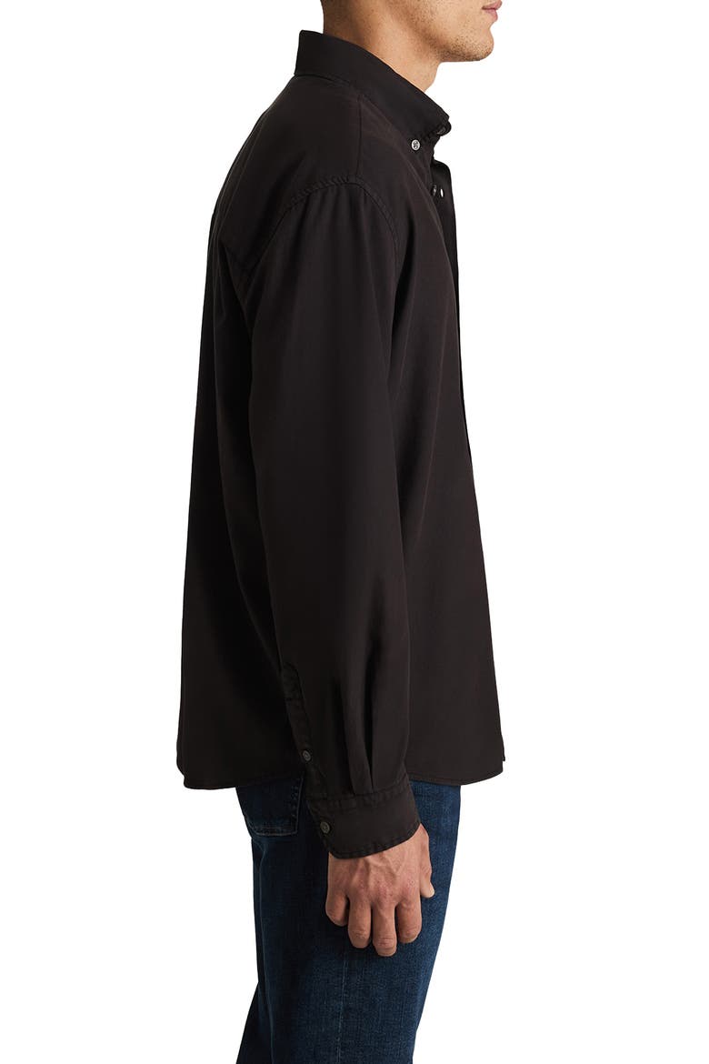One Pocket Button Down Shirt, Alternate, color, BLACK BEAN