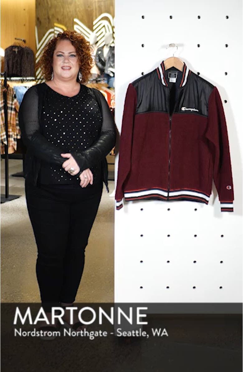 Fleece Baseball Jacket, sales video thumbnail