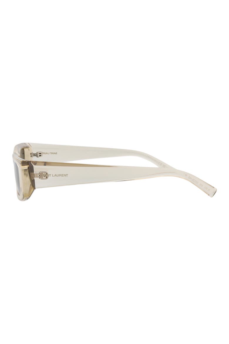 52mm Rectangle Sunglasses, Alternate, color, BEIGE BEIGE GREY