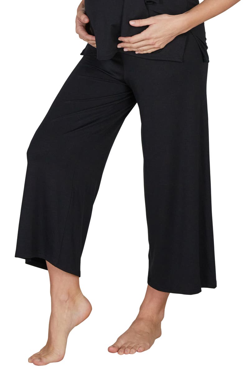 Cache Coeur Maternity pants 7/8th Origin, Main, color, Black