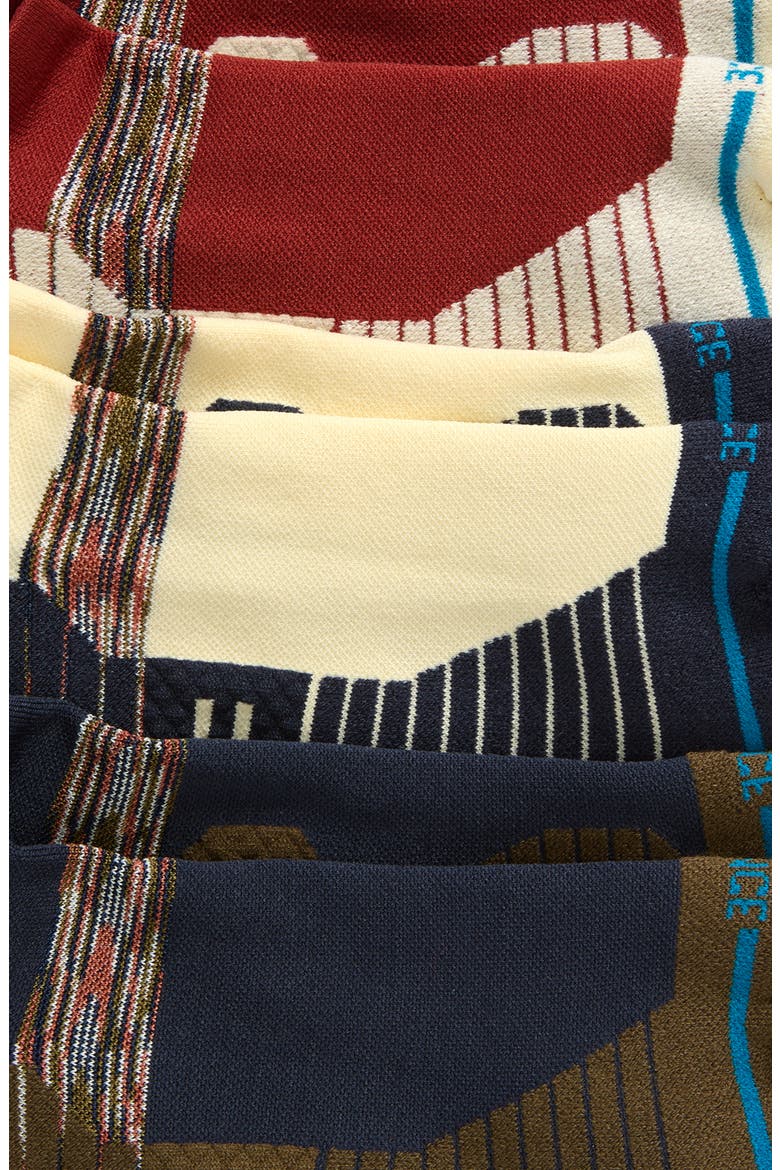 Riveen 3-Pack Light Performance Tab No-Show Socks, Alternate, color, RUST
