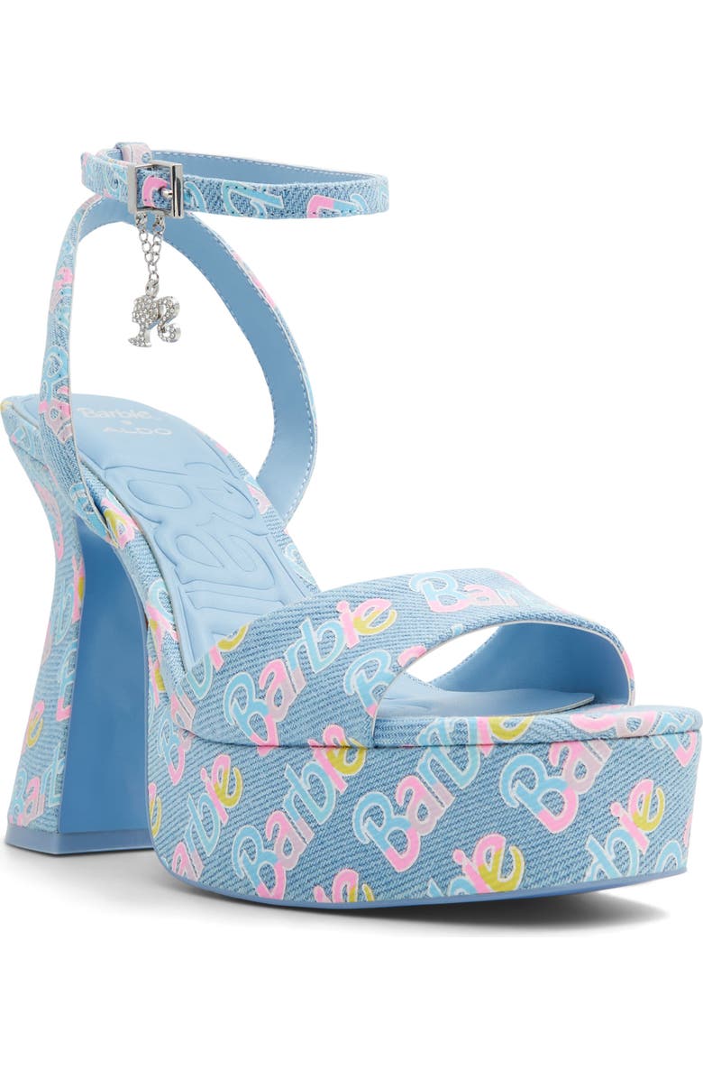 ALDO x Barbie Party Ankle Strap Platform Sandal, Main, color,