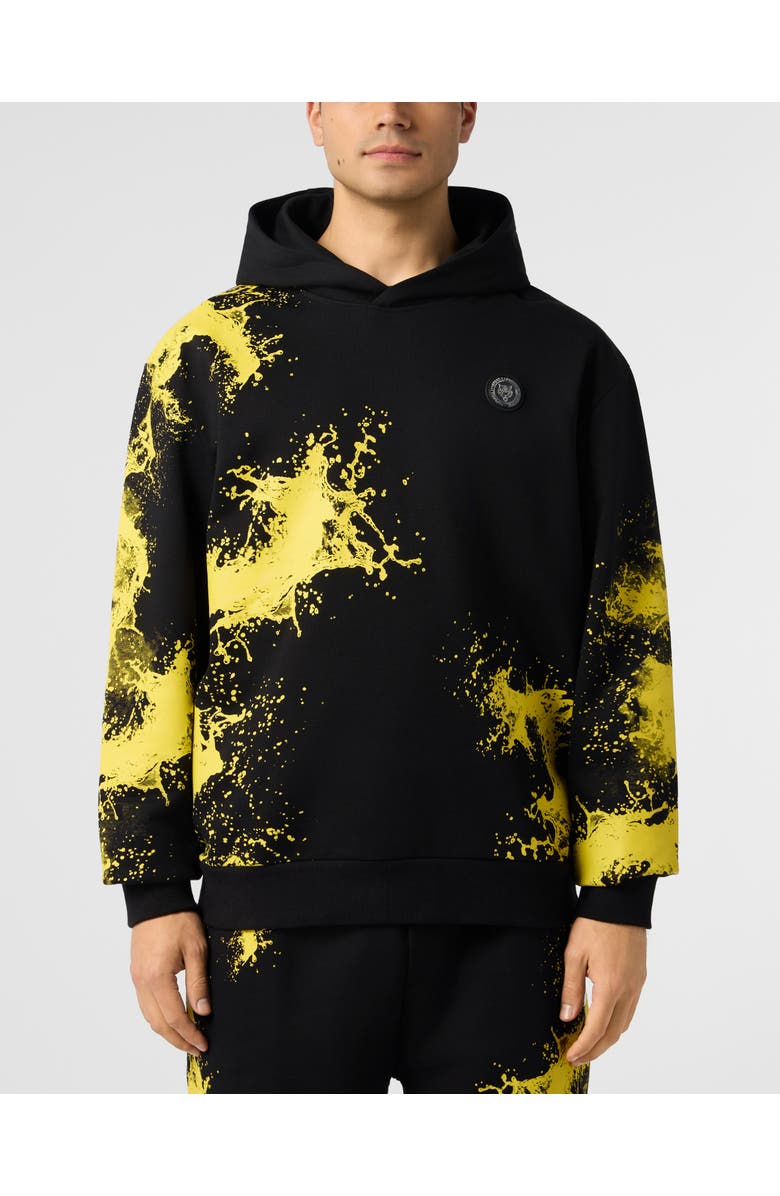 PLEIN SPORT Hoodie Plein Sport Splash Men, Main, color, Black