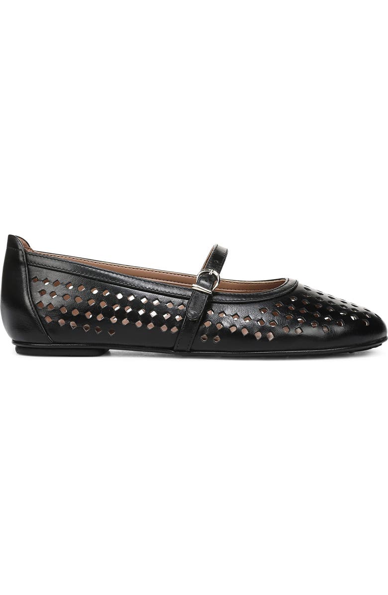 Naturalizer Aria Perforated Mary Jane Flat, Alternate, color, Black