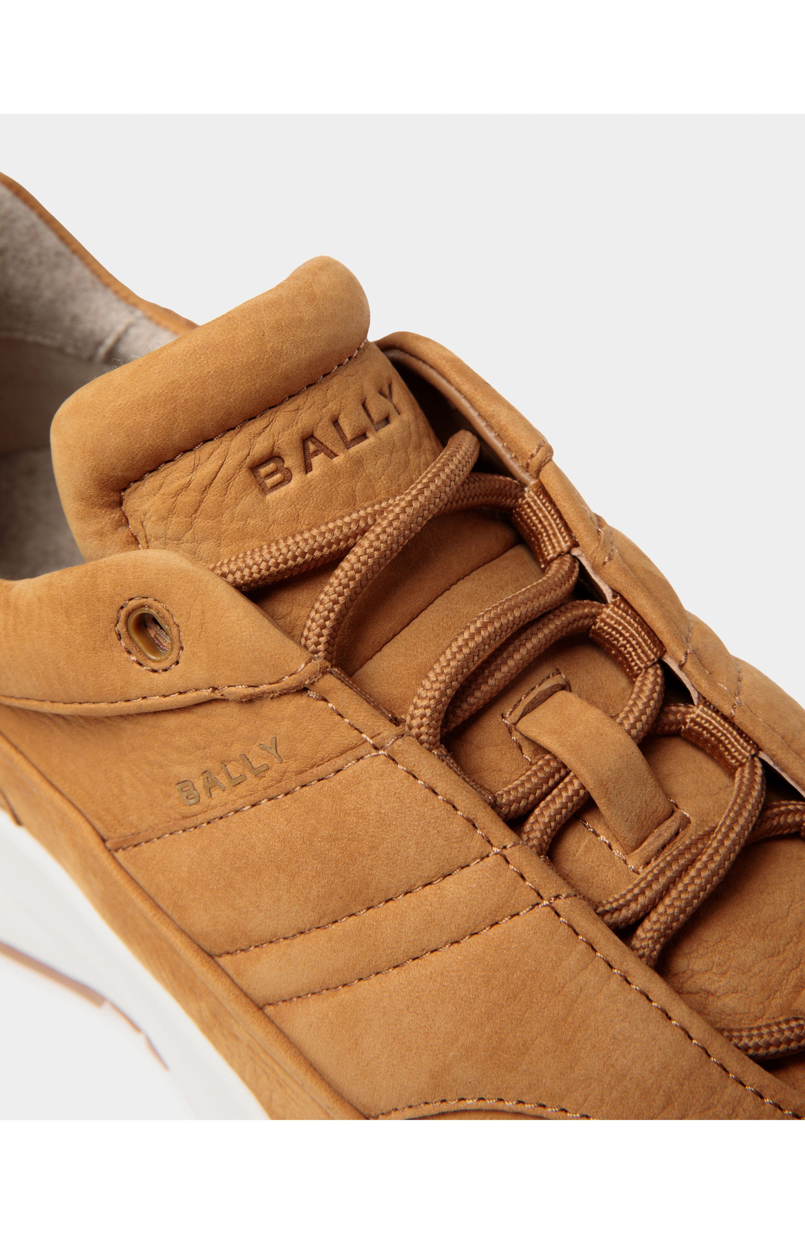 Bally Outline Sneaker in Nubuck Leather, Alternate, color, 