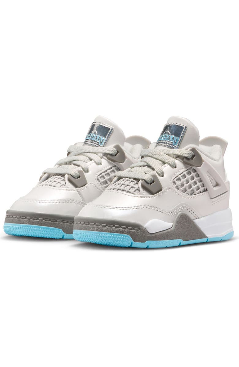Jordan Air Jordan 4 Retro Basketball Sneaker, Main, color, Photon Dust/ Blue Chill