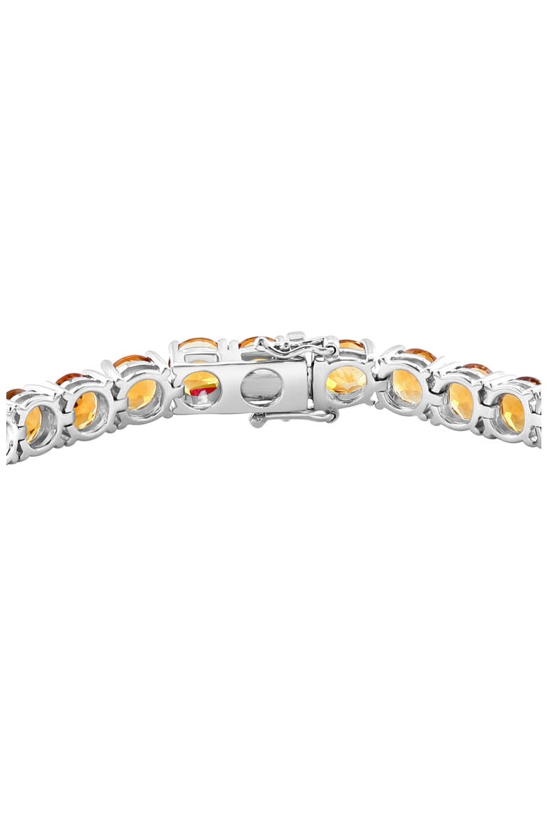 Sterling Silver Citrine Tennis Bracelet, Alternate, color, SILVER