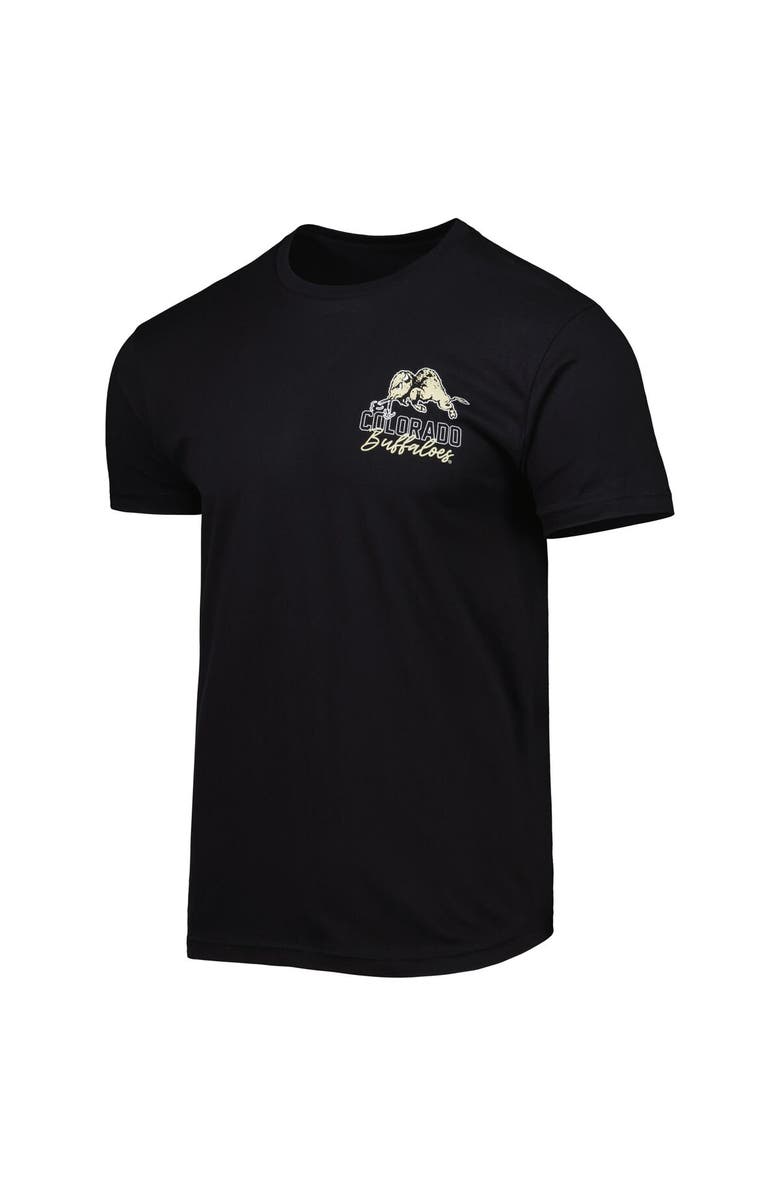 IMAGE ONE Men's Black Colorado Buffaloes Vintage Through the Years 2-Hit T-Shirt, Alternate, color,