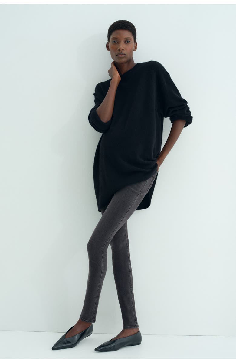 H&M Mama skinny jeans, Main, color, Black/Washed