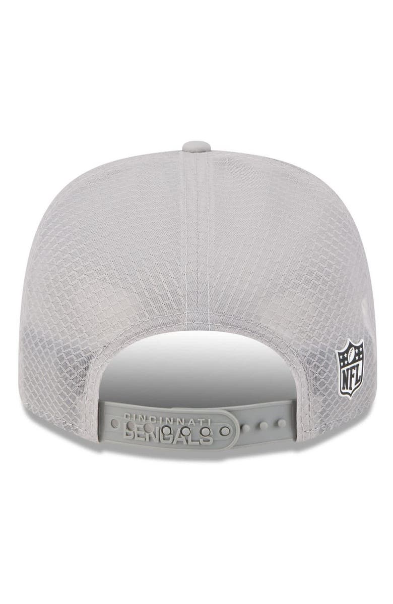 New Era Men's New Era Gray Cincinnati Bengals 2025 Sideline  9SEVENTY Adjustable Trucker Hat, Alternate, color, 