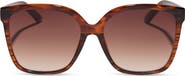 DIFF Hazel 58mm Gradient Square Sunglasses