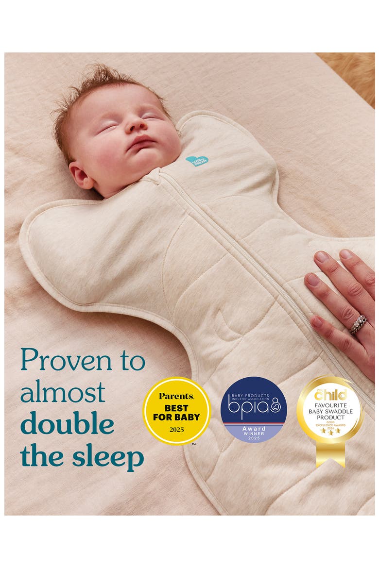 Swaddle Up™ 1.0 TOG Original Stretch Cotton Swaddle, Alternate, color, DUSTY BLUE