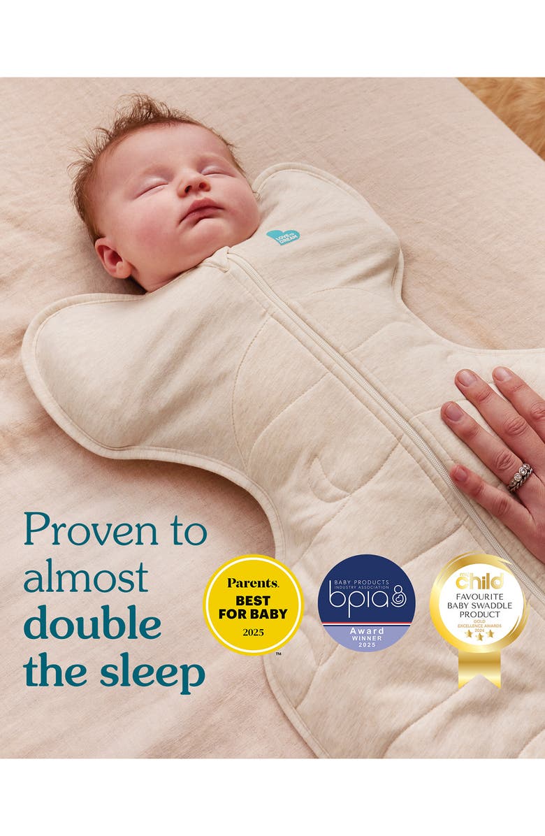 LOVE TO DREAM Swaddle Up<sup>™</sup> 1.0 TOG Original Stretch Cotton Swaddle, Alternate, color, Gray