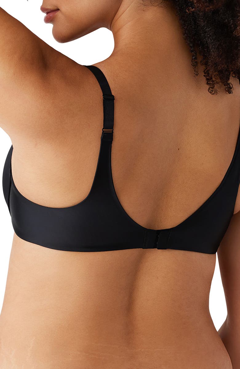 Wacoal Inner Sheen Underwire T-Shirt Bra, Alternate, color, Black