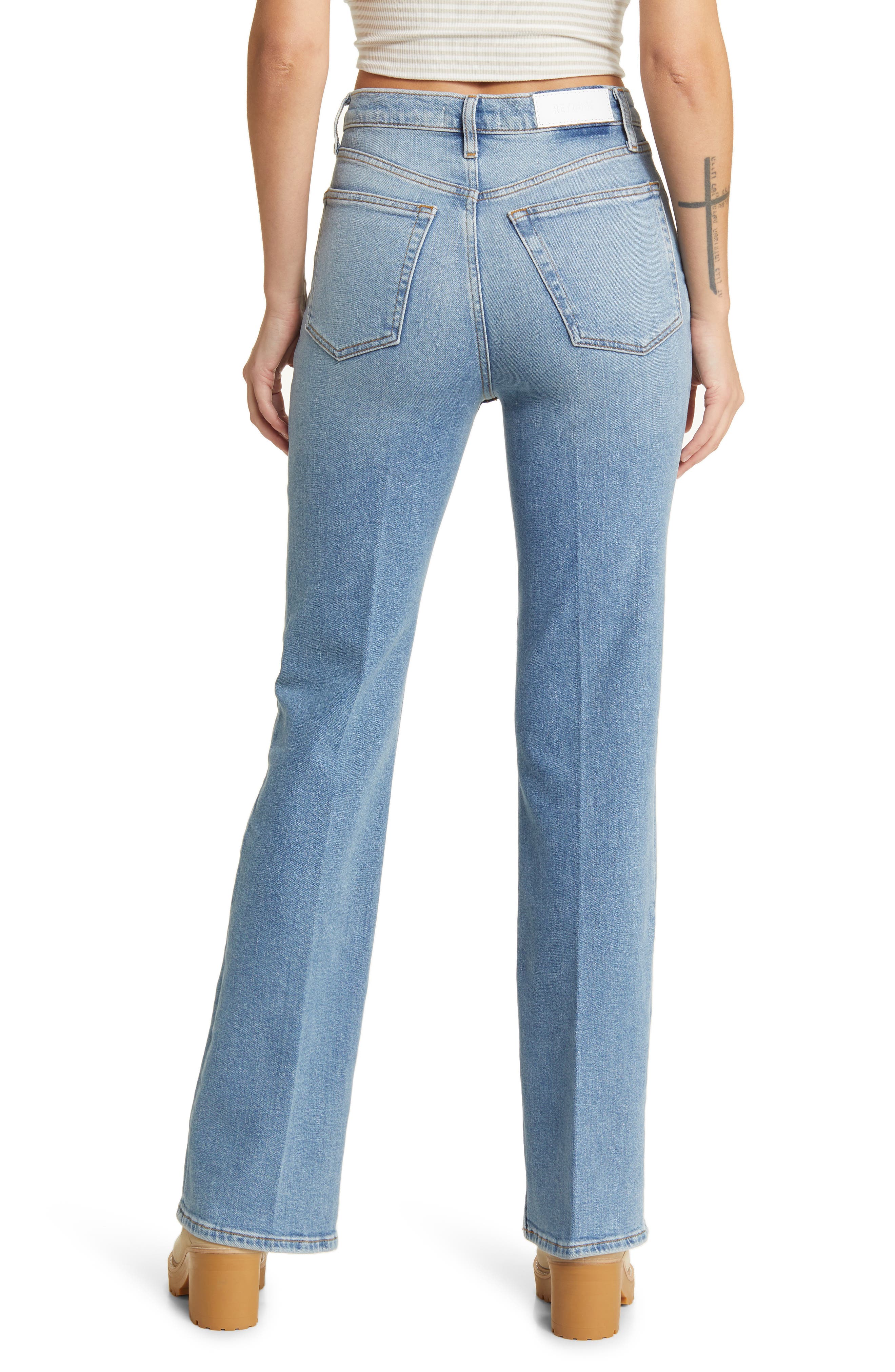 '70s High Waist Ankle Bootcut Jeans - image 2