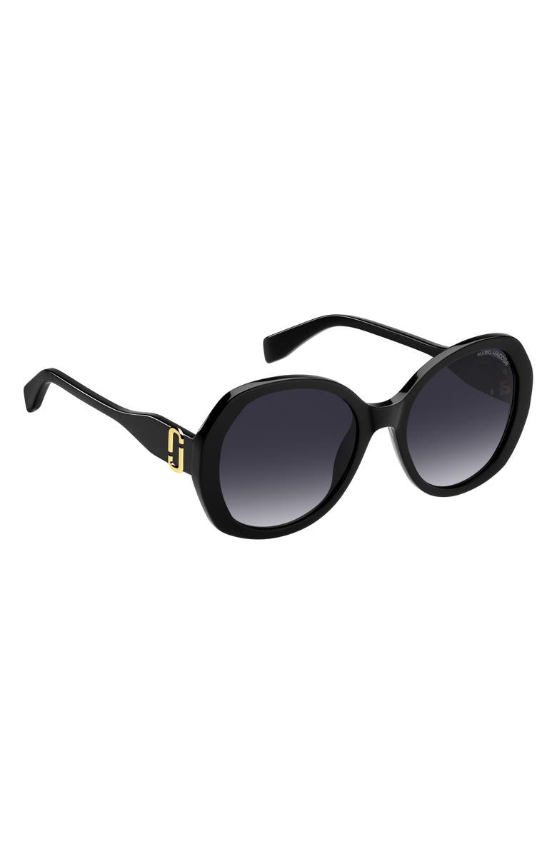 Marc Jacobs 55mm Gradient Oval Sunglasses, Alternate, color, 