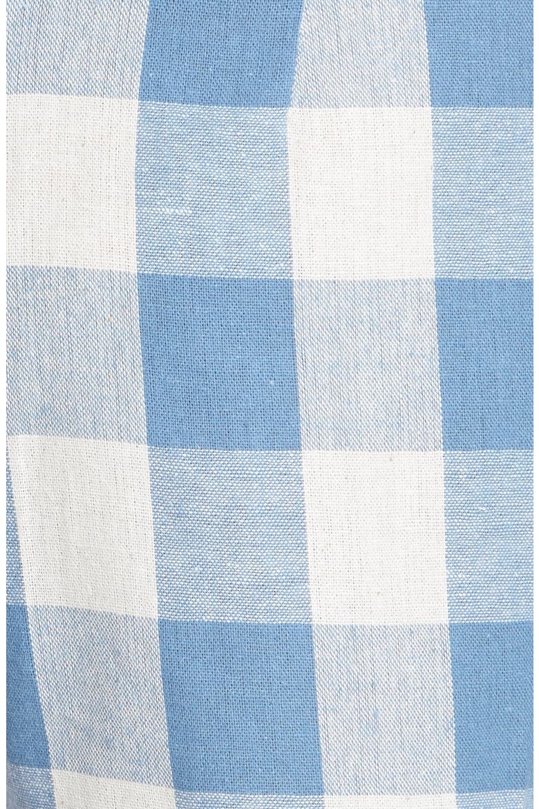 'Frolick' Check Romper, Alternate, color, BLUE