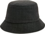 Robert Barakett Micro Check Bucket Hat