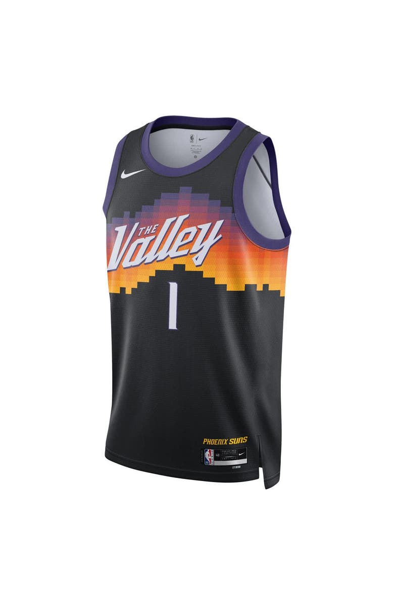 Nike Unisex Nike Devin Booker Black Phoenix Suns 2025/26 Swingman Jersey - City Edition, Alternate, color, Black