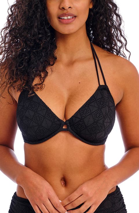 Nomad Nights Underwire Halter Bikini Top