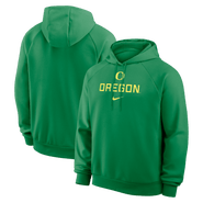 Nike Men's Nike Green Oregon Ducks Premium Performance Raglan Dri-FIT Hoodie