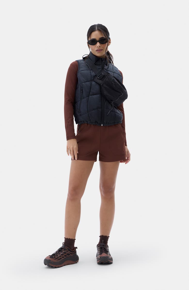 Halfdays Bastille Trail Shorts, Alternate, color, Brunette