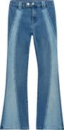 Tractr Kids' Two Tone Flare Jeans