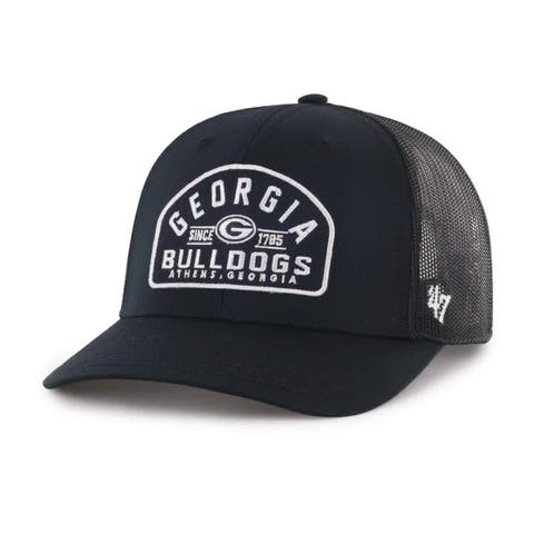 Men's '47  Black Georgia Bulldogs Leland Trucker Adjustable Hat