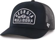 '47 Men's '47  Black Georgia Bulldogs Leland Trucker Adjustable Hat