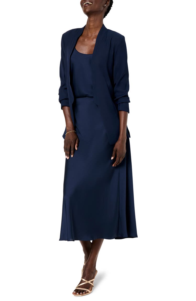 NIC+ZOE Social Edit Blazer, Alternate, color, Dark Indigo