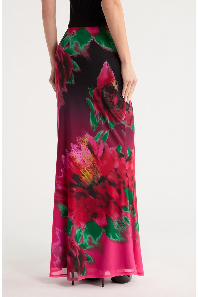 Tegan Floral Maxi Skirt, Alternate, color, PINK BLUR BLOSSOM