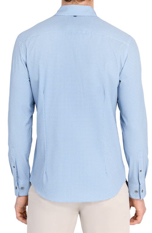 Wrk W.r.k Dash Duo Microprint Performance Button-up Shirt