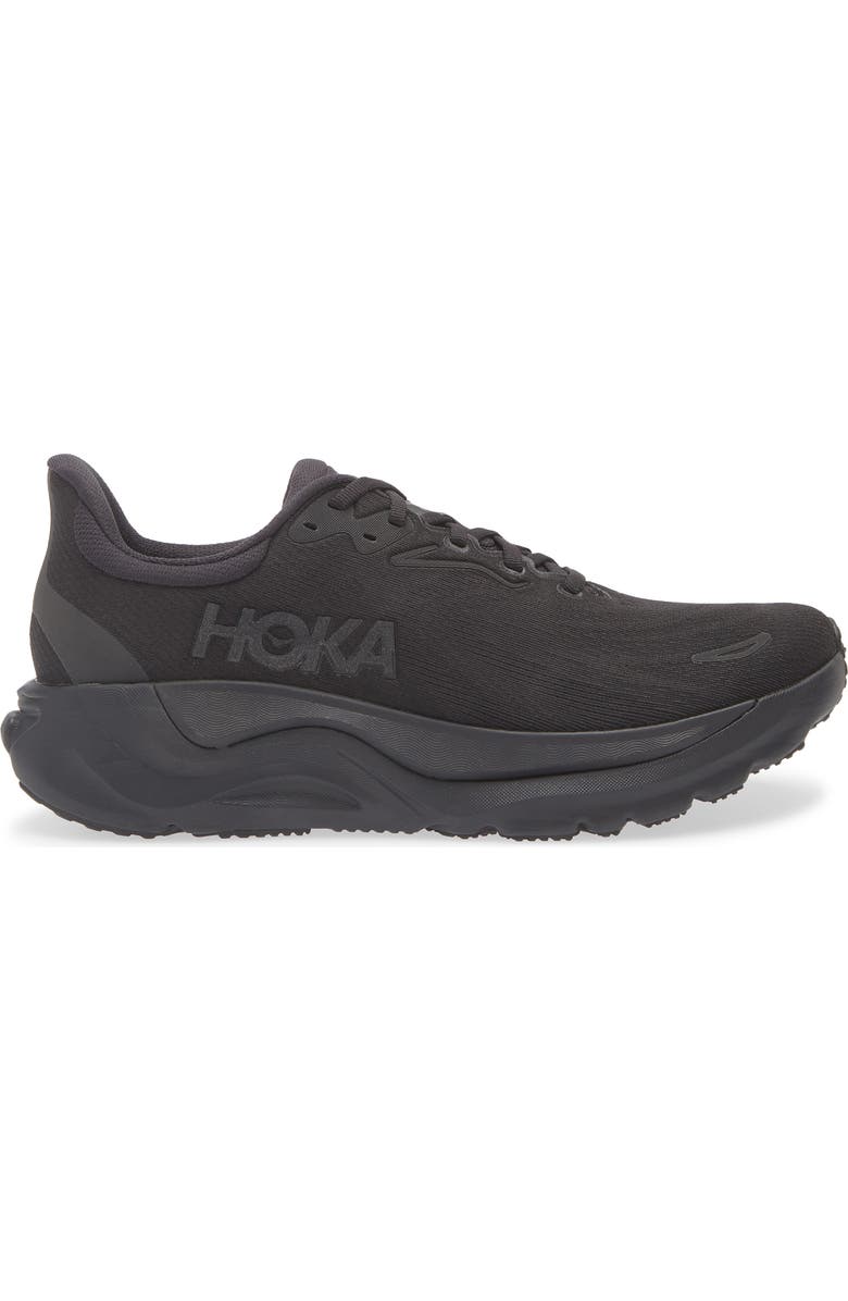 HOKA Arahi 8 Stability Running Shoe, Alternate, color, Black / Black