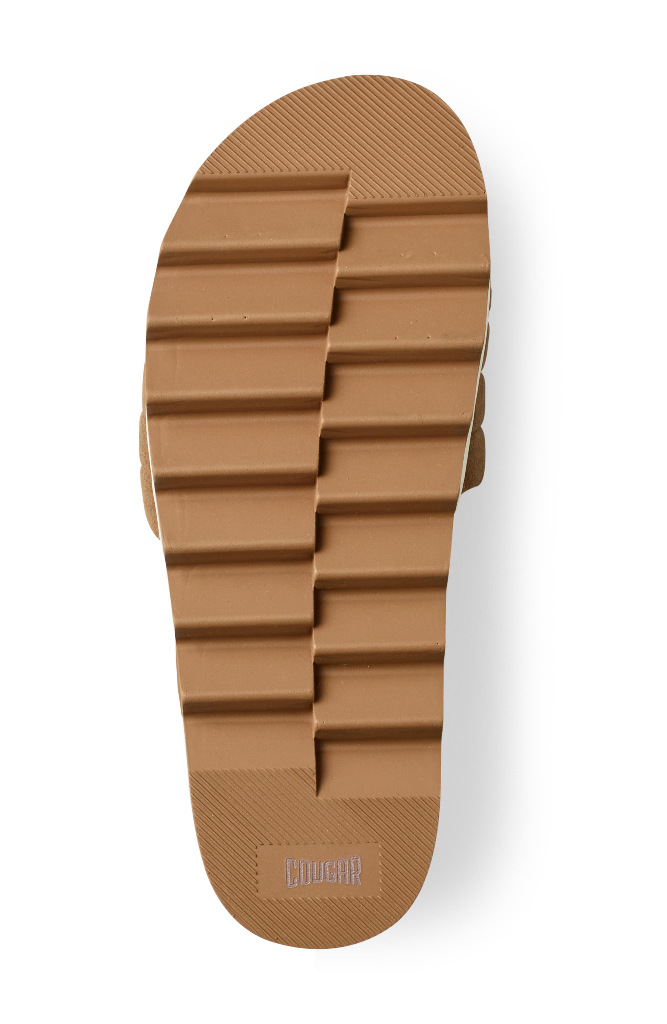 Perth Slide Sandal, Alternate, color, CAMEL SUEDE