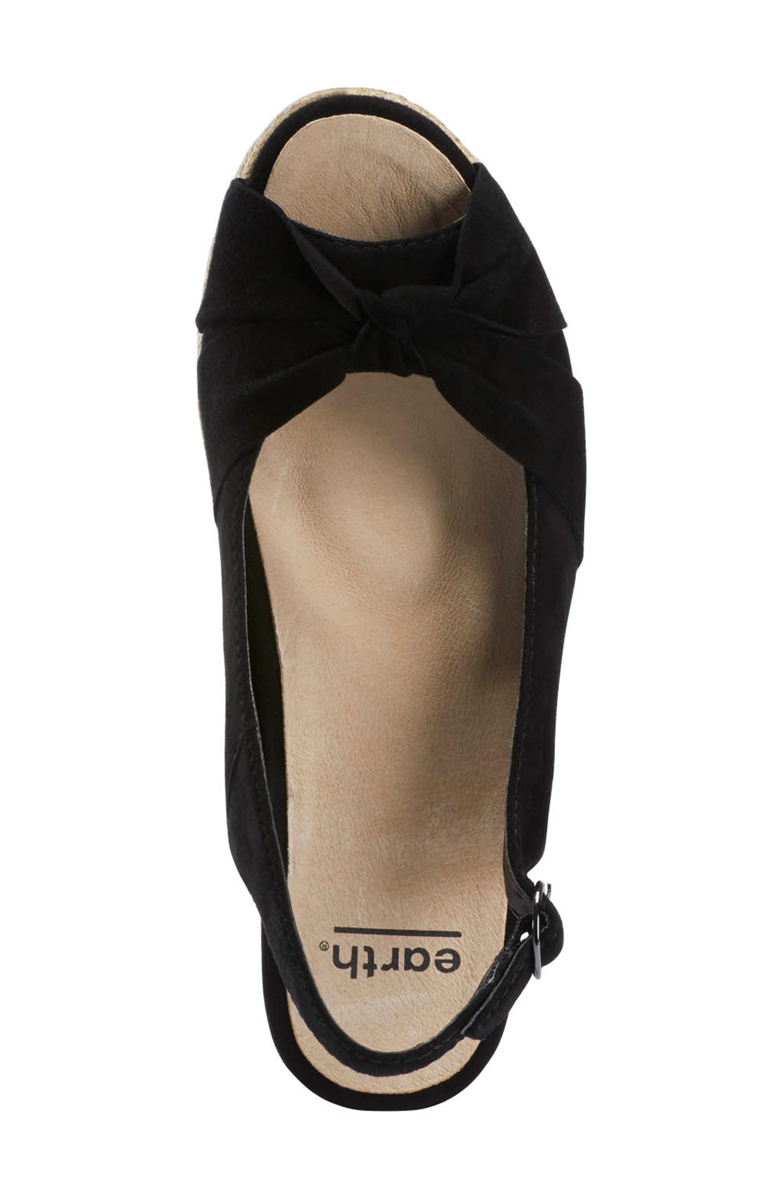 Earth<sup>®</sup> Thara Bermuda Peep Toe Wedge Sandal, Alternate, color, 